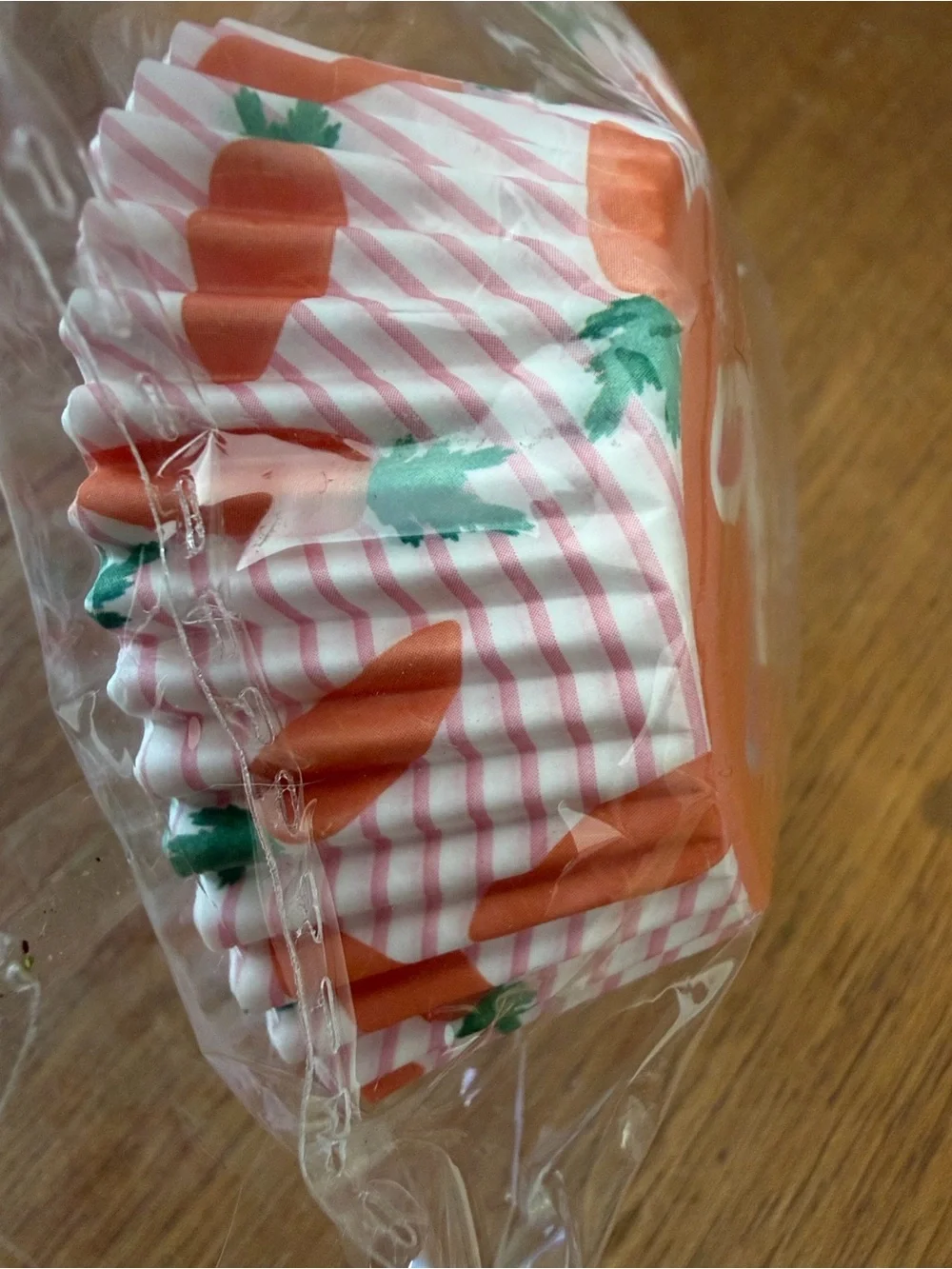 Hobby Lobby Orange Bunny Cupcake Kit with Carrot Picks